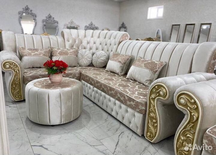 Диван и 2 кресла/угловой и кресло