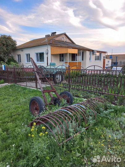 Одноосная телега и грабли