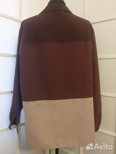 Рубашка бордовая размер 54