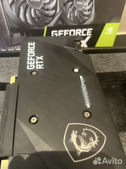 Rtx 3070 MSI ventus 2x 8gb (пломба)