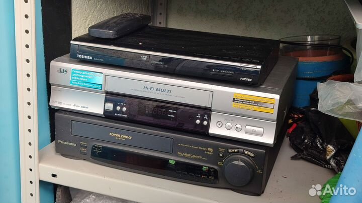 Видеомагнитофон Panasonic, JVC, Toshiba