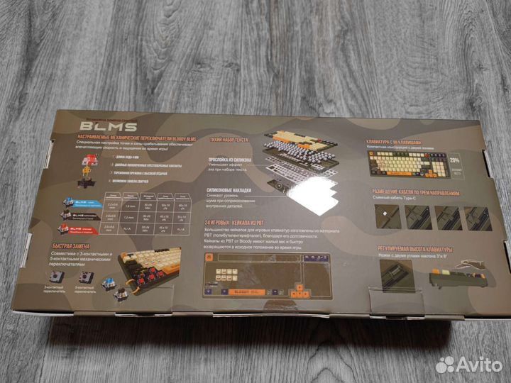 Механическая клавиатура Bloody S98 Aviator (новая)