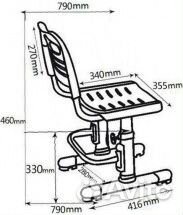 Детский растущий стул