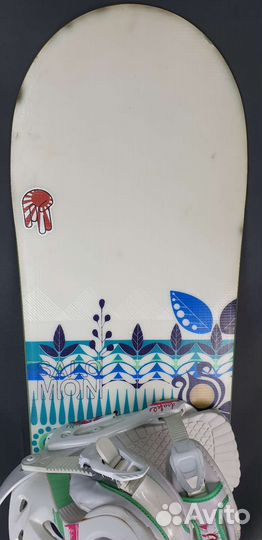 154 см Salomon сноуборд с креплениями