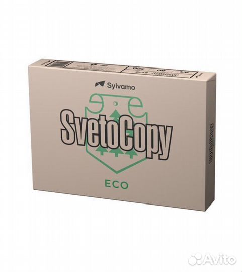 Бумага SvetoCopy ECO А4 бежево-желтая, 500 л