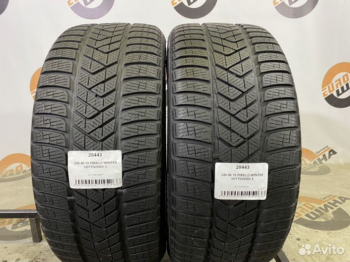 Pirelli Winter Sottozero 3 245/40 R18