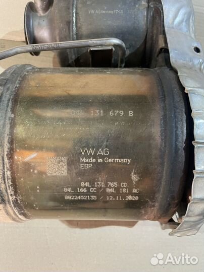 Сажевый фильтр Volkswagen TDI