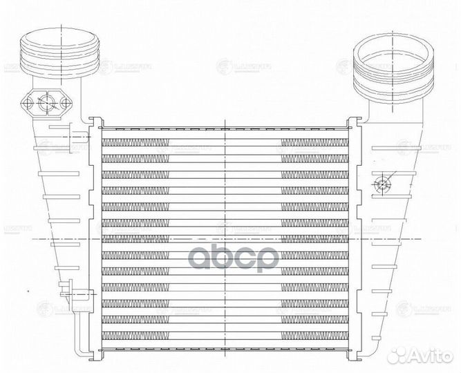 Интеркулер VW passat / skoda superb 1.8T -08 LR