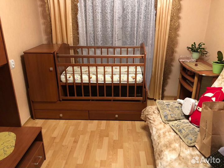 Детская кровать трансформер с маятником б/у
