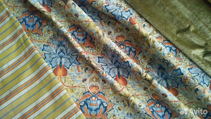 Гобеленовая ткань по мотивам Уильяма Морриса