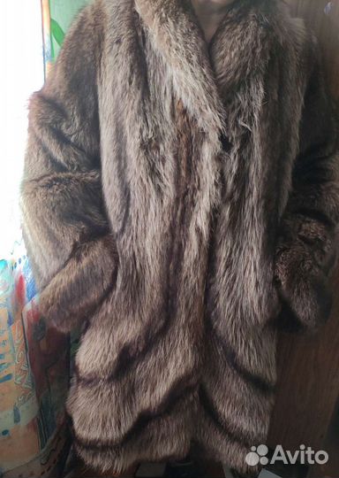 Шуба из песца