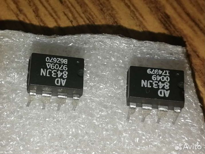 Операционные усилители audio OPA2107AP и AD843JN