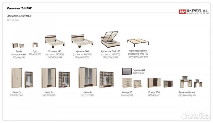 Распашной шкаф Эшли 3дв Венге/сонома