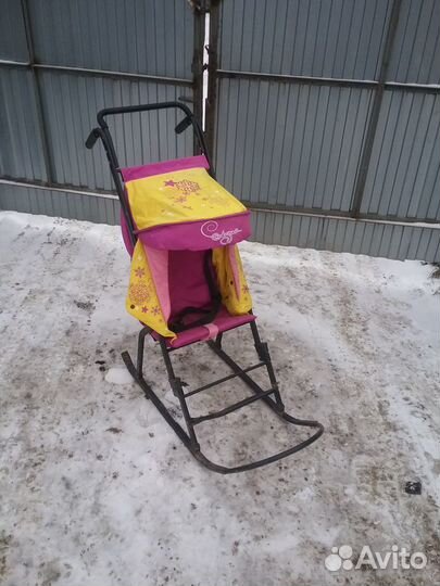 Санки-коляска