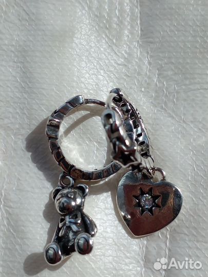 Серьги серебро 925 эксклюзив
