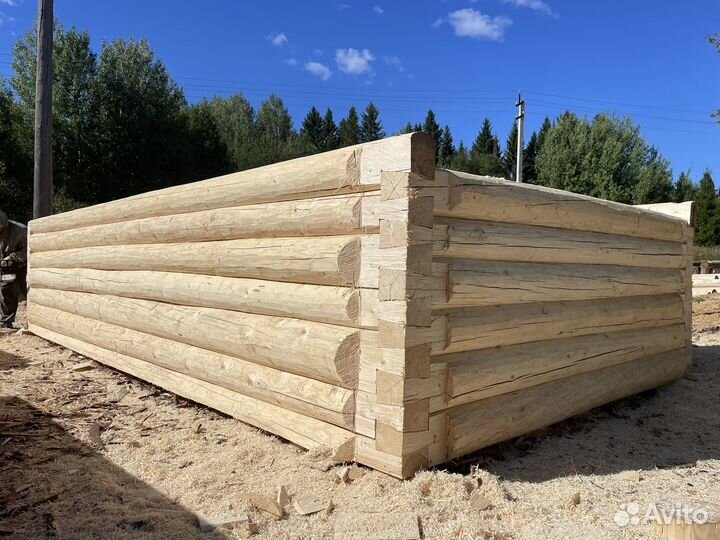 Сруб бани 3*3, 3*6