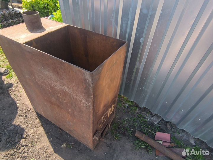 Печь банная с баком