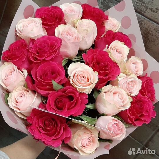 Букет из 25 роз эквадор