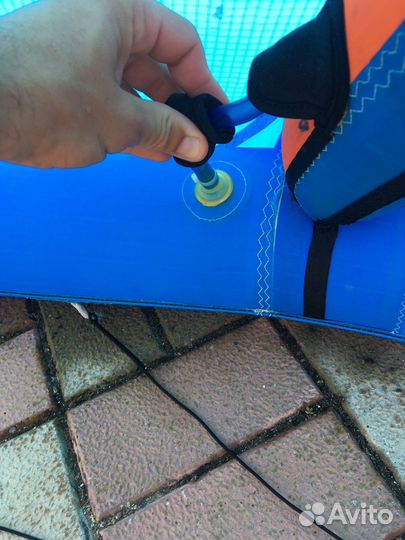 Продам кайт (2шт) (12,9) fone b, планку и насос