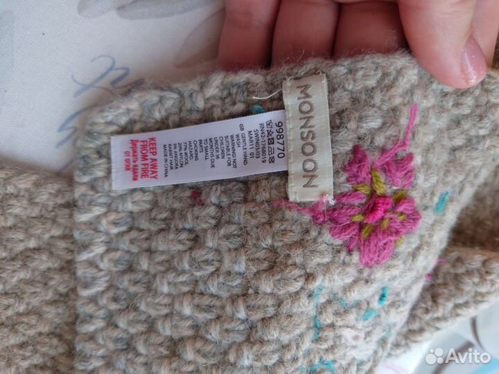 Комплект шапка, шарф, варежки Monsoon