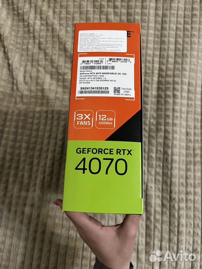 Видеокарта Gigabyte nvidia GeForce rtx 4070