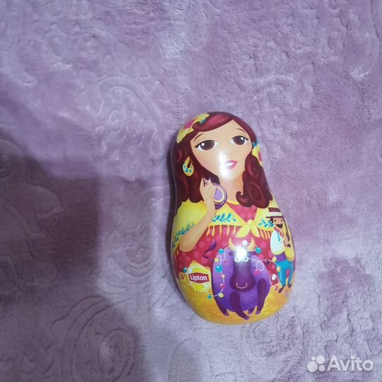 Баночки-матрёшки, из под чая 