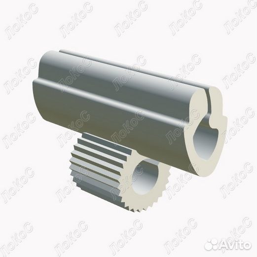 Комплект ценникодержателя дели в лёд, белый