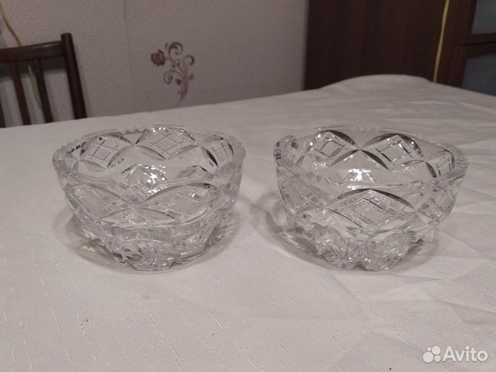 Хрустальная конфетница СССР