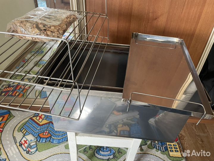 Коптильня горячего копчения из нержавейки