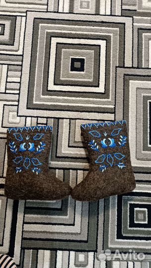 Валенки с галошами