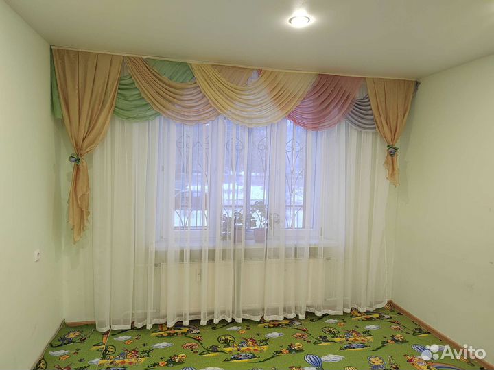 Шторы с ламбрекеном и тюль бу