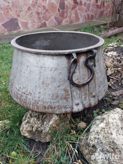 Древний казан из меди 50 литров