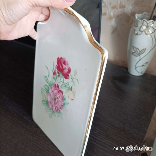 Фарфоровая сырная доска