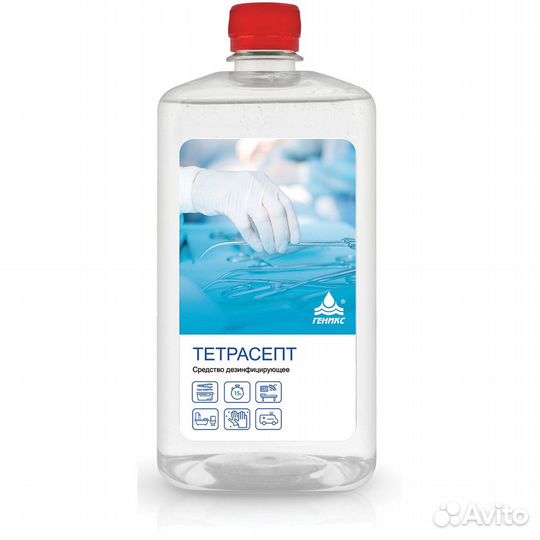 Тетрасепт 1л дезинфицирующее средство Кожный антис