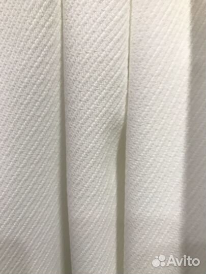 Ткань Трикотаж белый Отрез Ш 160 х Д 140