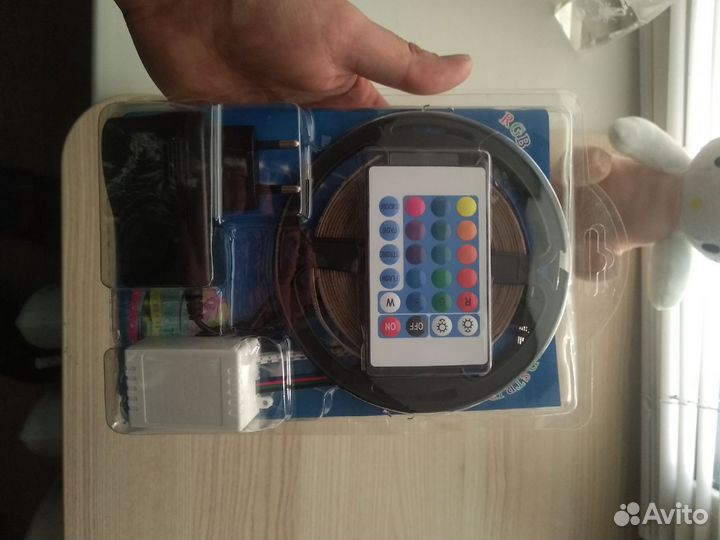 Светодиодная лента RGB 5 метров с пультом