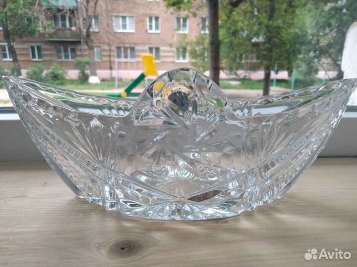 Хрустальная конфетница СССР