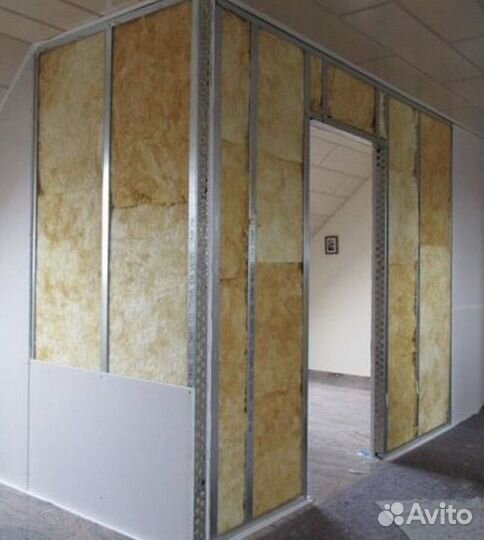 Монтаж перегородок из гипсокартона