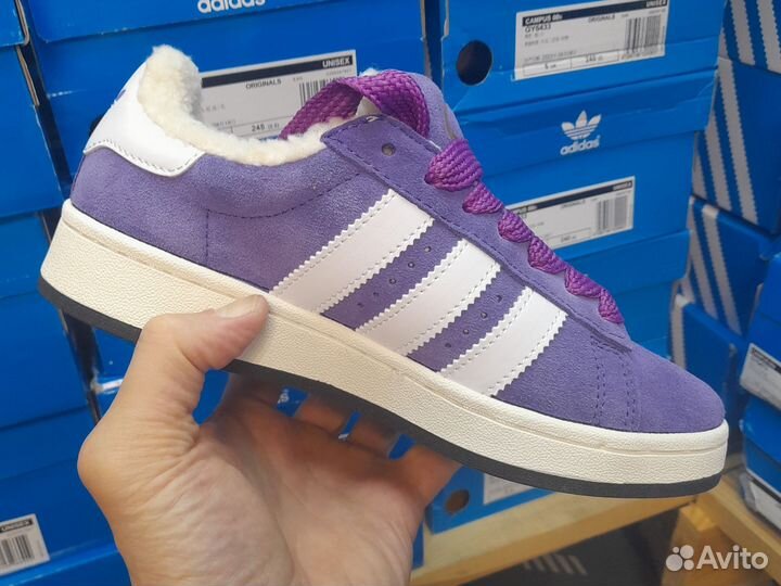 Кеды зимние Adidas campus