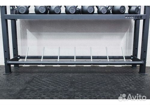 Стеллаж для инвентаря 1100-1160, чёрный