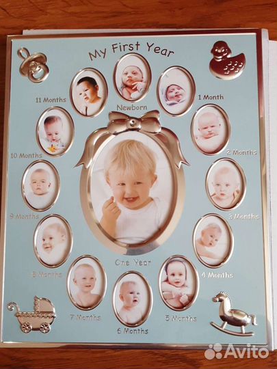 Рамочка для фото 2530 см первый год жизни