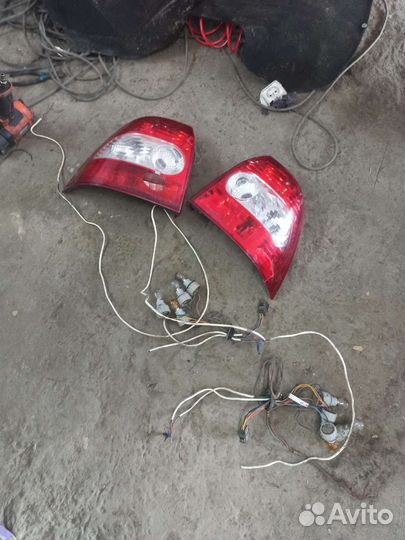 Задние фонари на priora