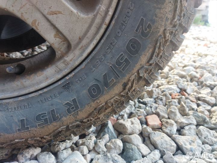 Шины летняя бу 205 70r15