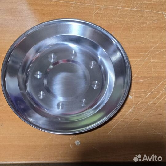 Тарелки стальные 20 см