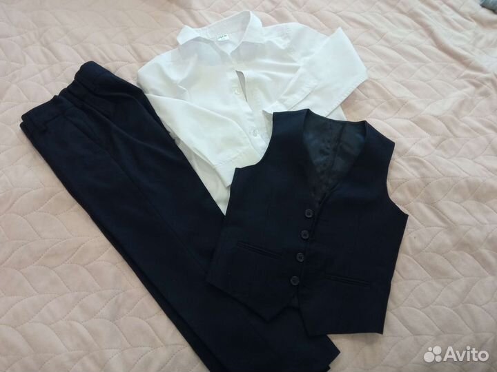 Школьная форма, темно синяя, на рост от 116-125