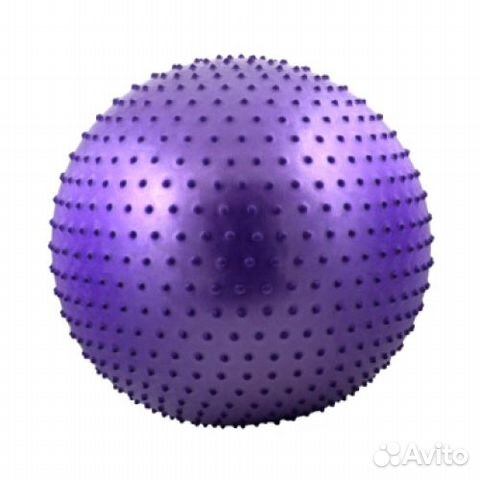 Мяч фитбол с шипами