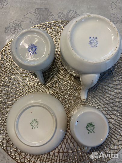 Сервиз Павлин предметы