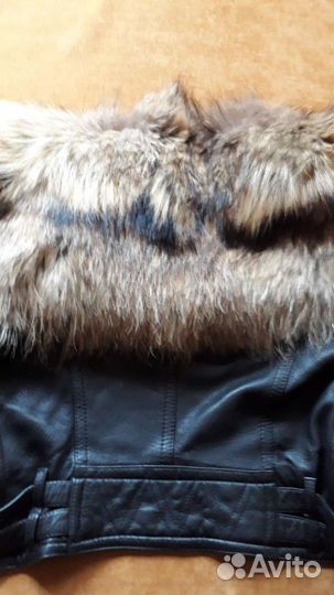 Кожаная куртка Dsquared2