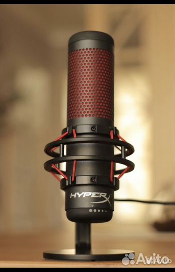 Студийный микрофон hyperX quadcast
