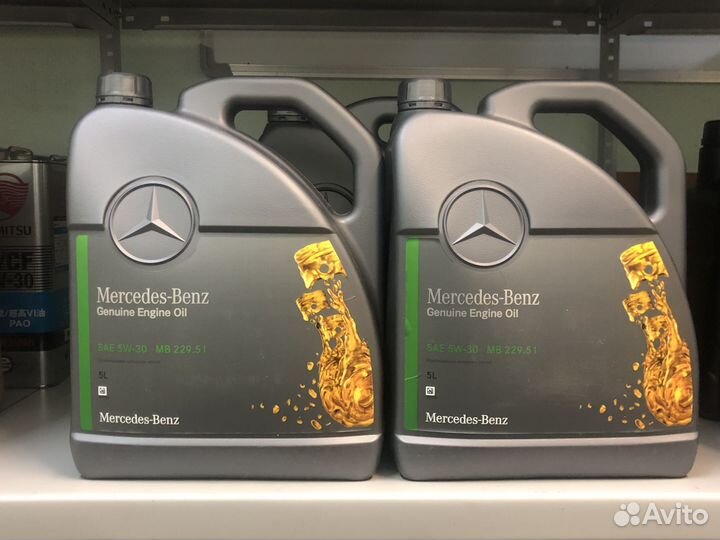 Масло моторное Mercedes-Benz SAE 5W-30, 5W-40